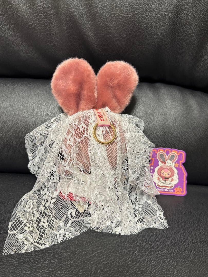 ベビスリーハロウィンぬいぐるみ、紫色オイル流れる目