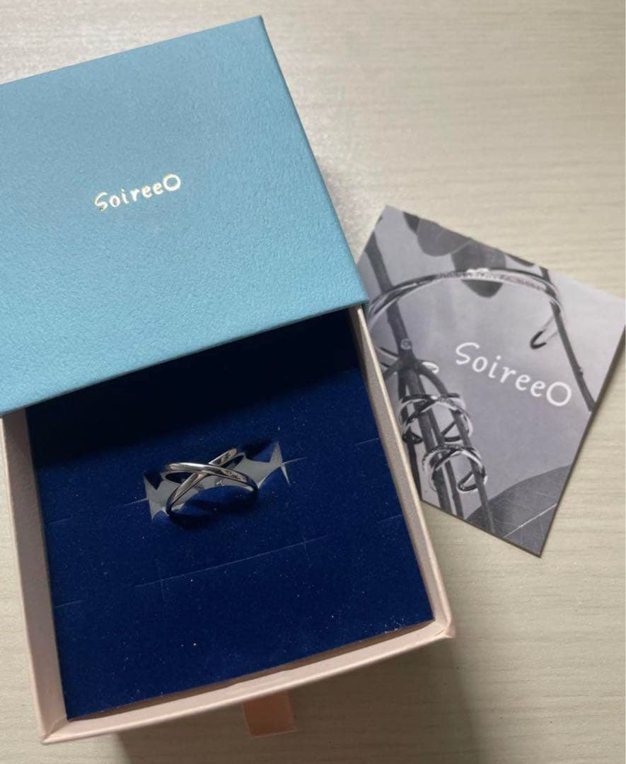 ✨SoireeO✨ シルバー クロスリング11号 Nissy ソワレオー Nissy soireeO クロスリング 11号 Nissy SoireeO クロスデザインリング