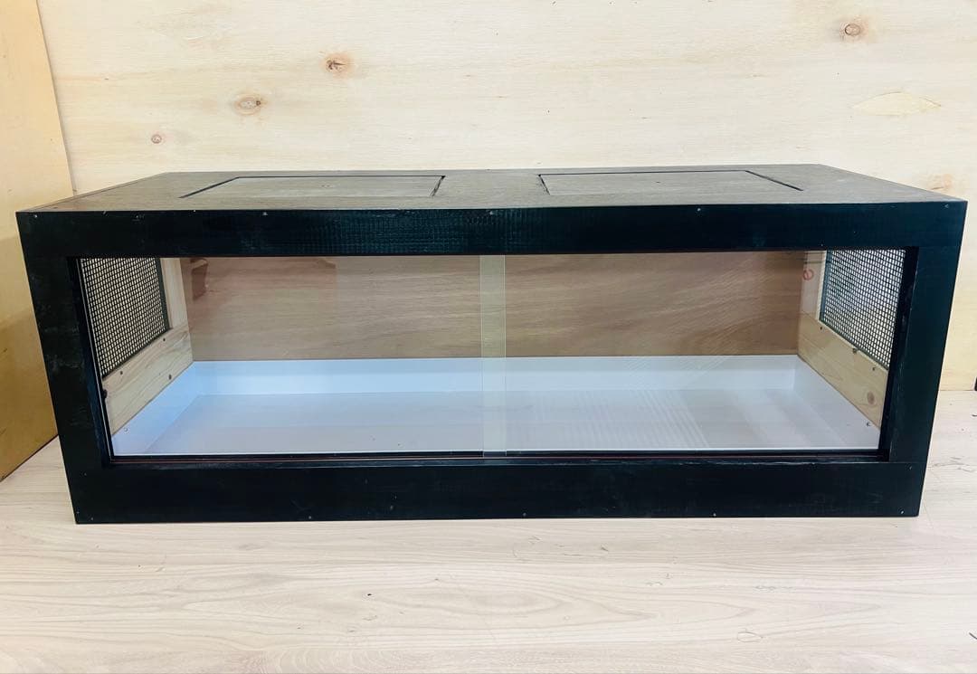 RepBox 木製ケージ1200x450x450 ブラック RepBox 木製ケージ