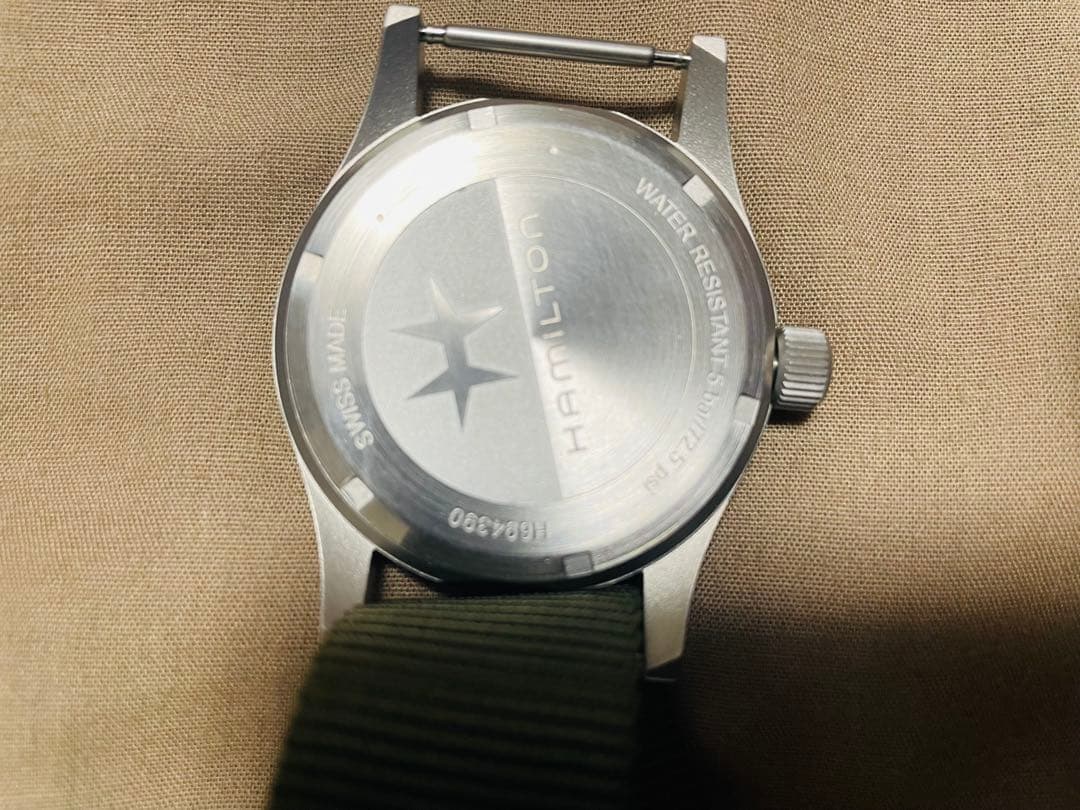 HAMILTON カーキフィールドメカ