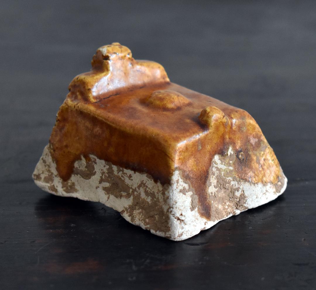 7～9世紀 唐時代 中国 唐三彩 ミニチュア 窯 /出土/古玩/漢/明/元/陶器