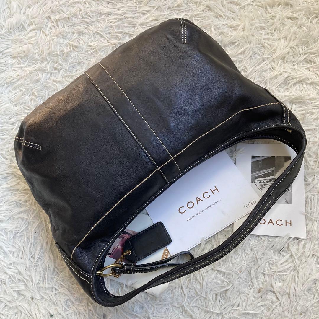 極美品 coach archive vintage old half moon