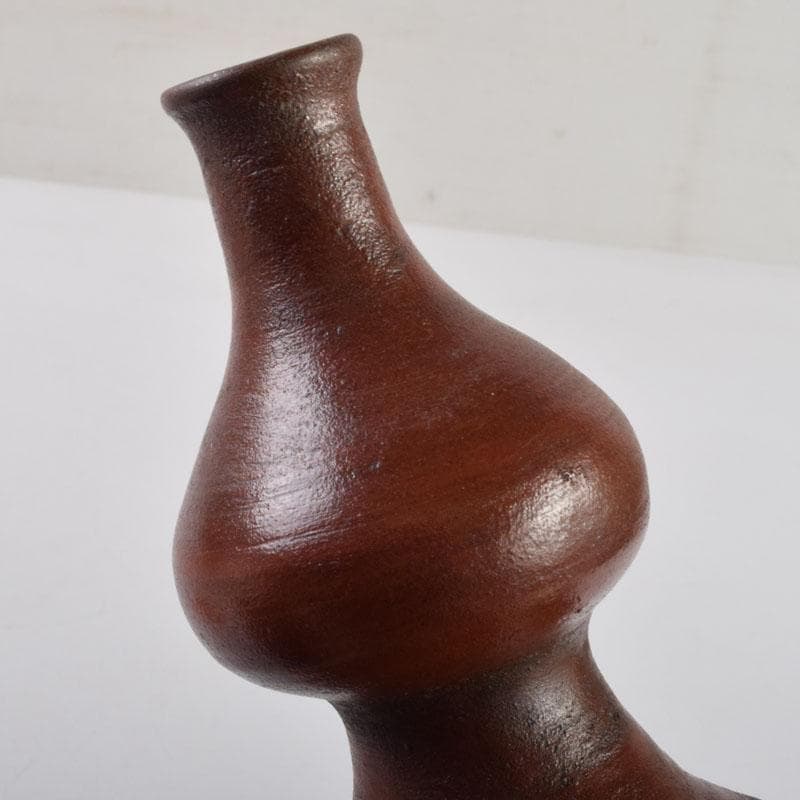 桂又三郎極め 江戸初期 古備前 献上手瓢徳利 V 8957