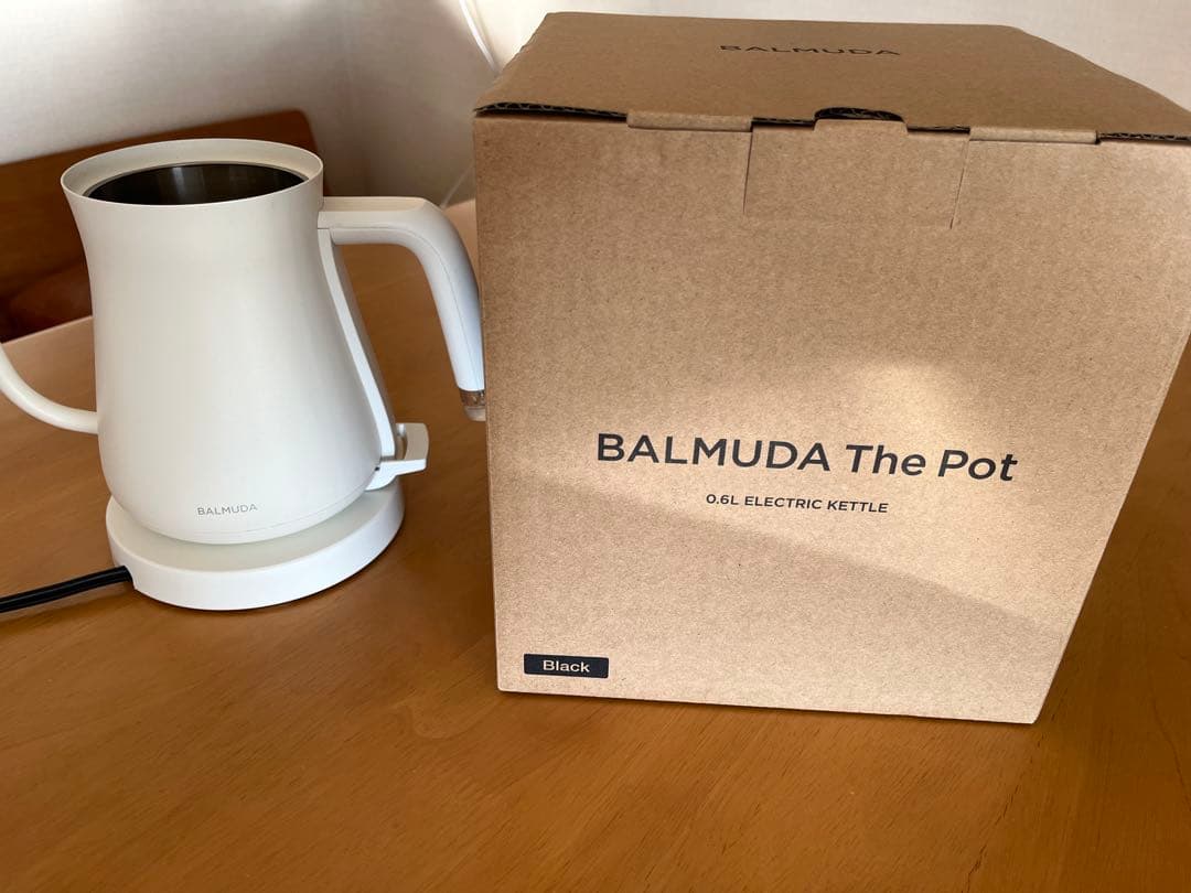 BALMUDA The Pot 0.6L 電気ケトル ホワイト - メルカリ