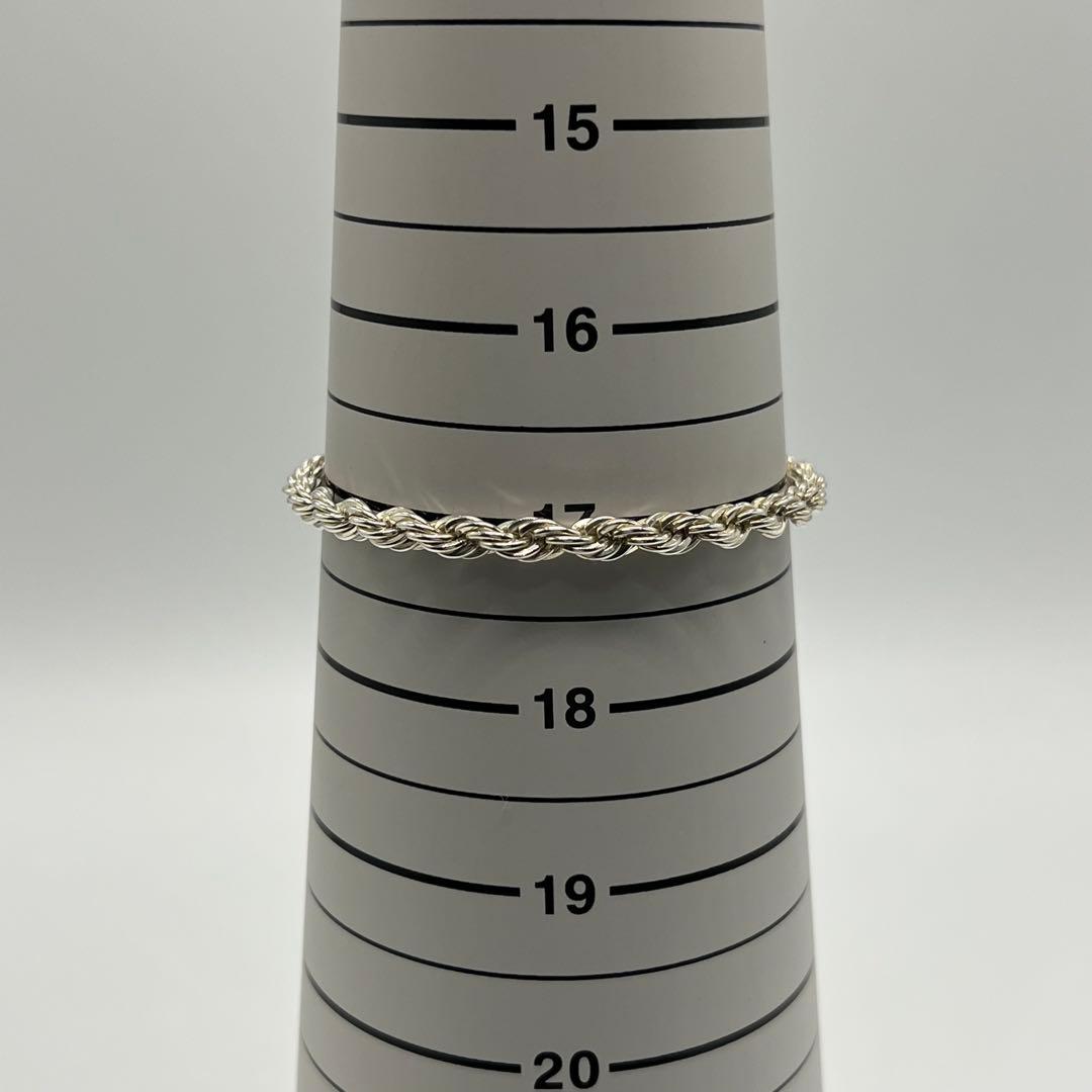 ティファニー TIFFANY ツイストロープ チェーンブレスレット SV925