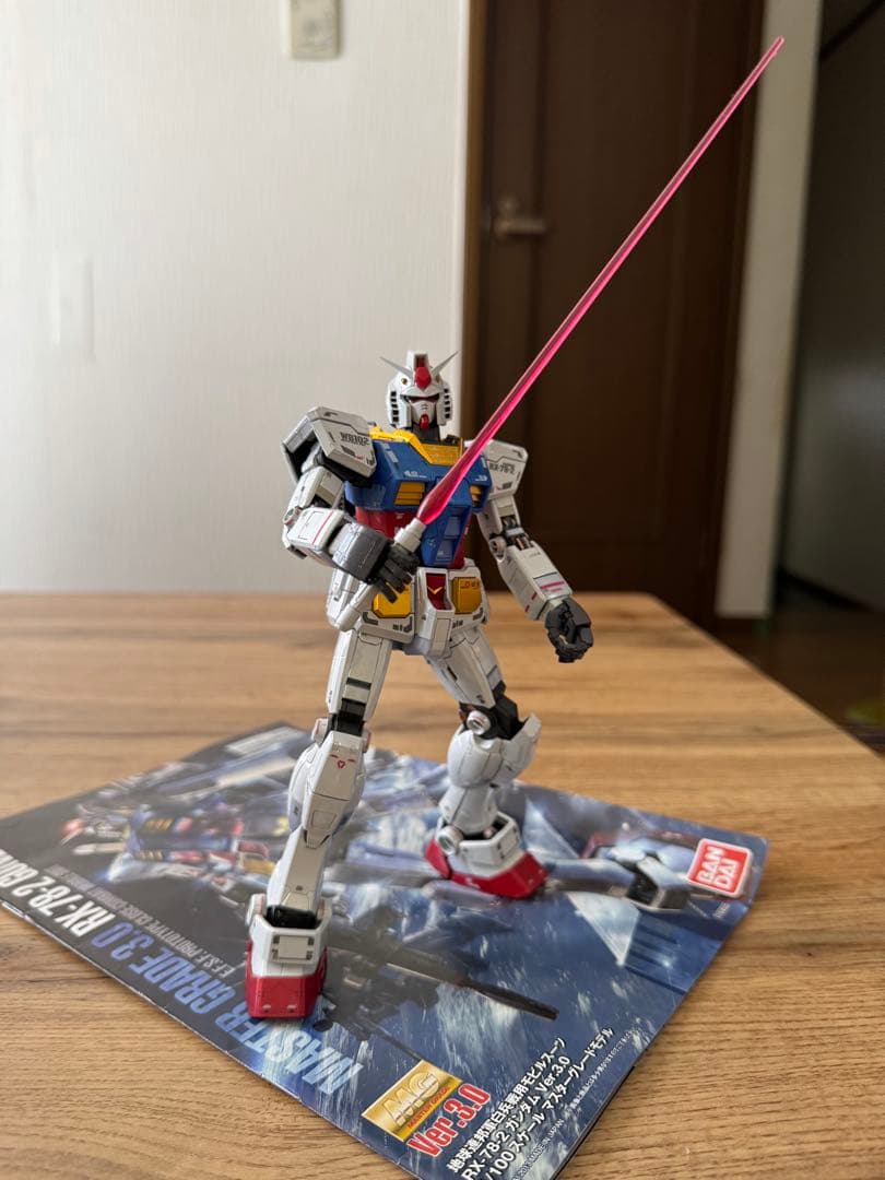 ジャンク扱い】MGガンプラ2種 組立済み（素組み) ⑤ ガンダム