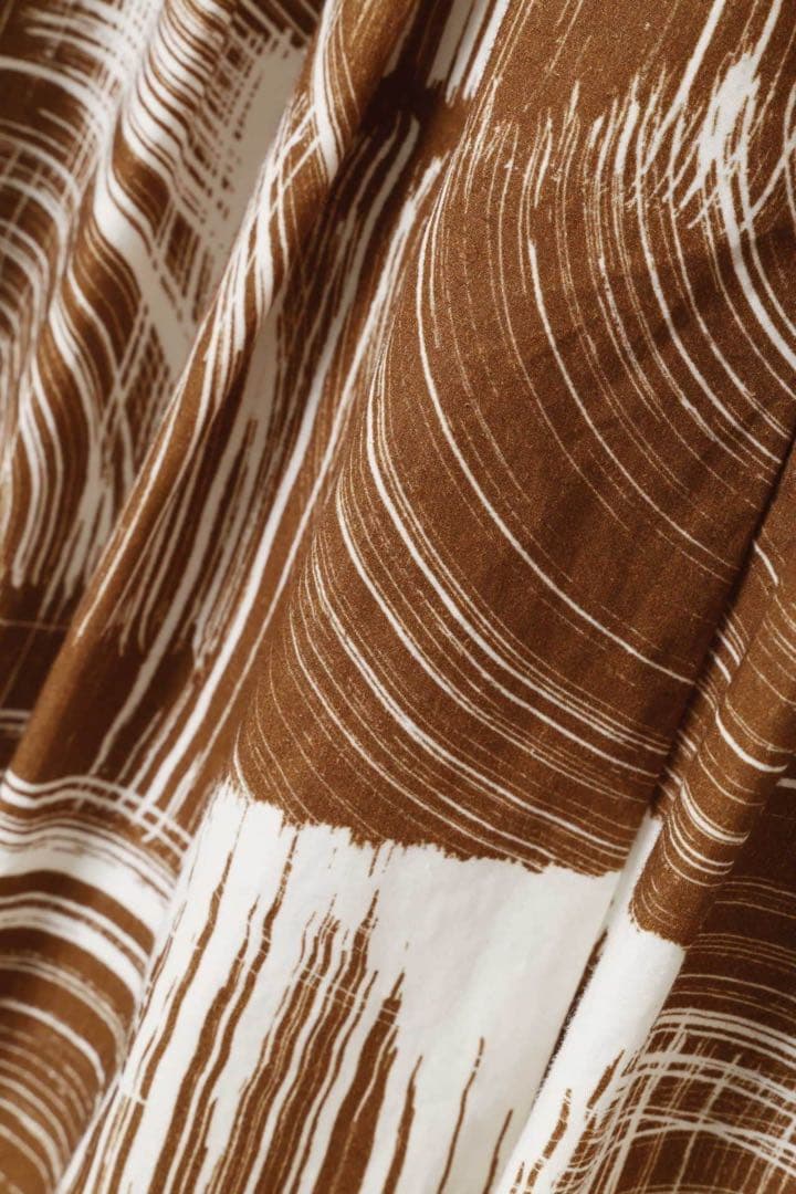 【新品】マーガレットハウエル ブラシペイントのプリントスカート