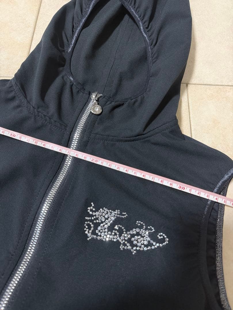 DANCEWITHDRAGONダンスウィズドラゴンフードベストパンツセットアップ