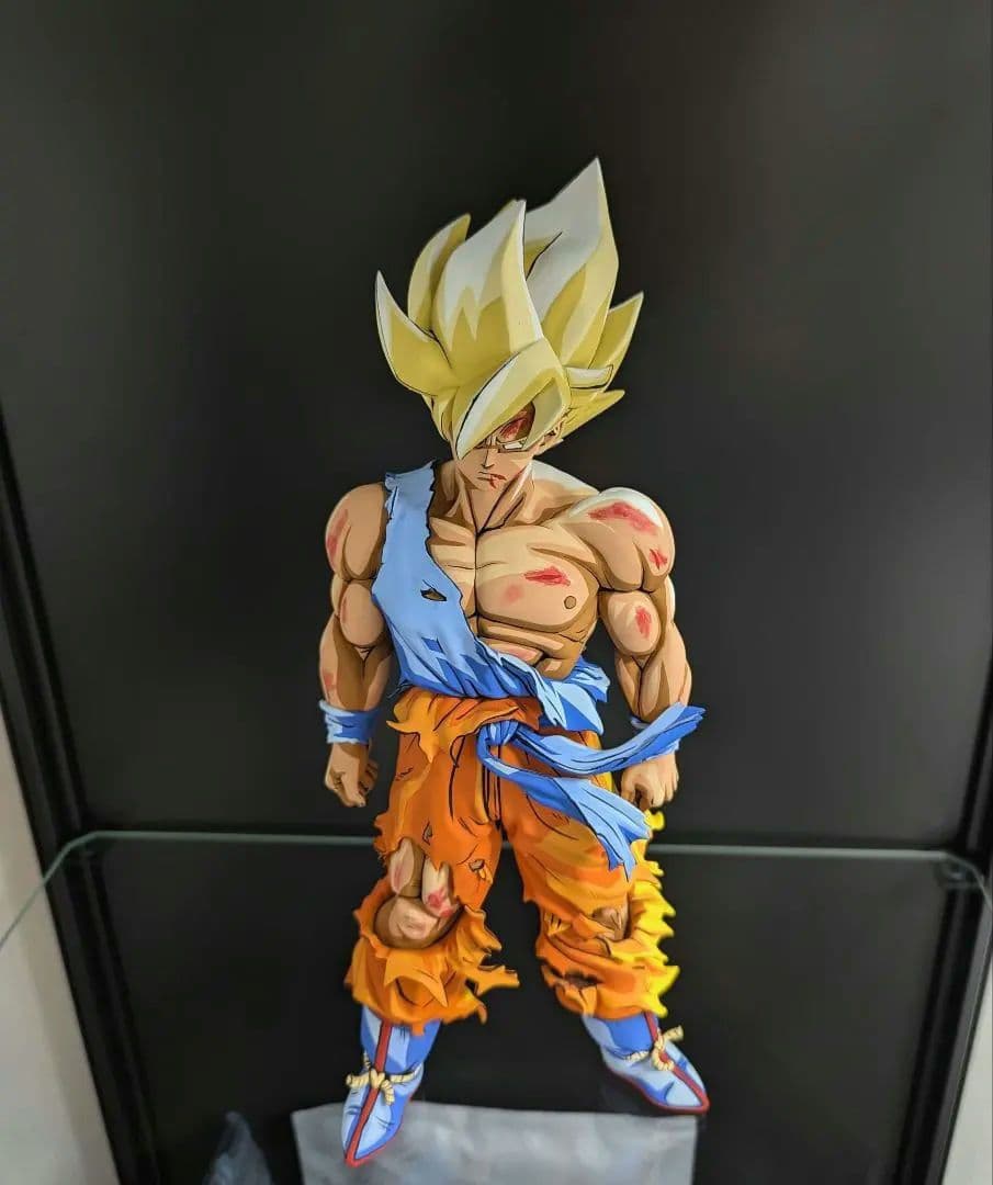 ドラゴンボール 孫悟空 初超サイヤ人登場1/4 ガレージキット