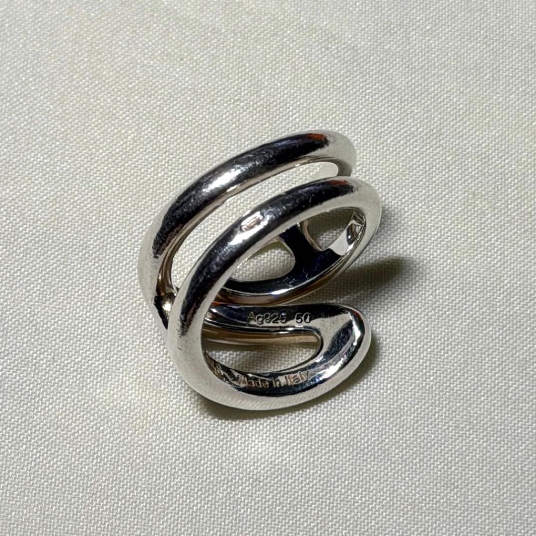 エルメス シェーヌダンクル ツイスト リング シルバー925 サイズ50