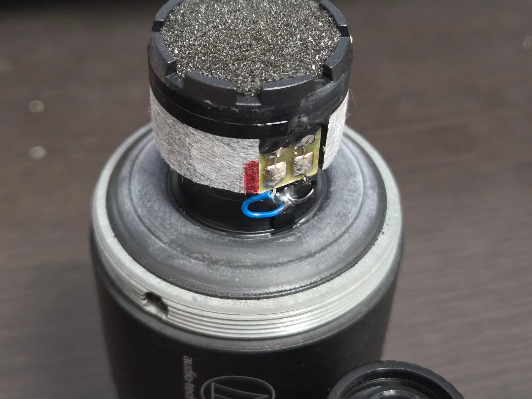 audio-technica AT2040 ダイナミックマイク　ポップガード付き