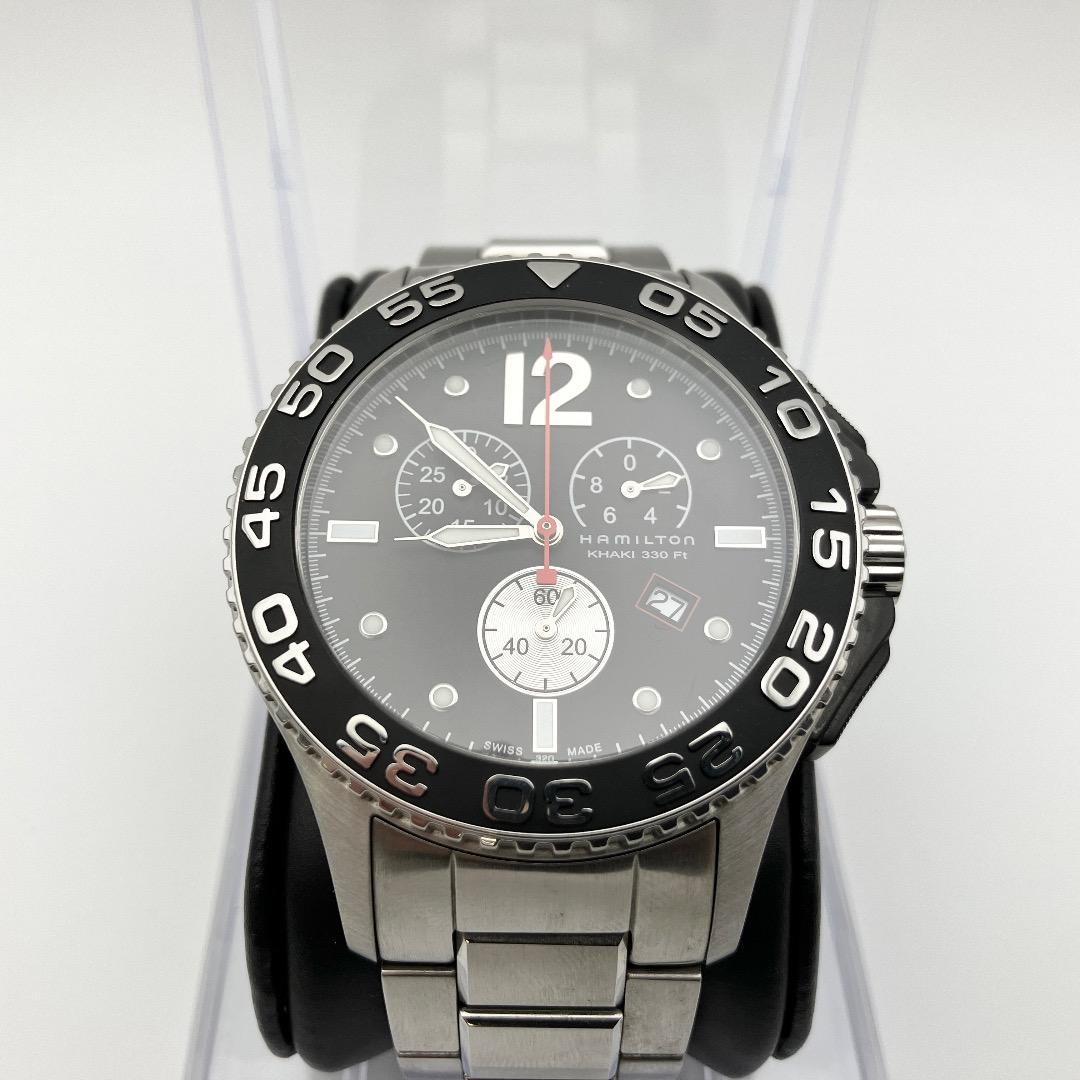 ハミルトン カーキ キング スクーバ クロノグラフ H654120 動作確認済