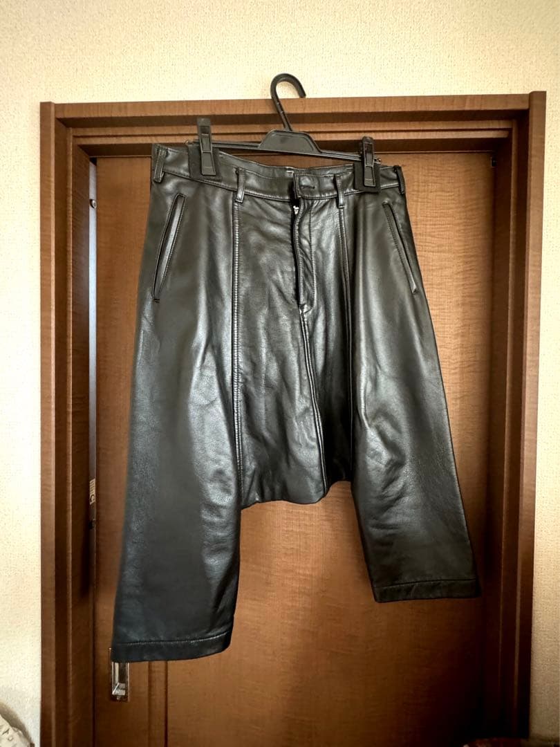 COMME des GARCONS HOMME PLUS 本革サルエルパンツ シュプリームの