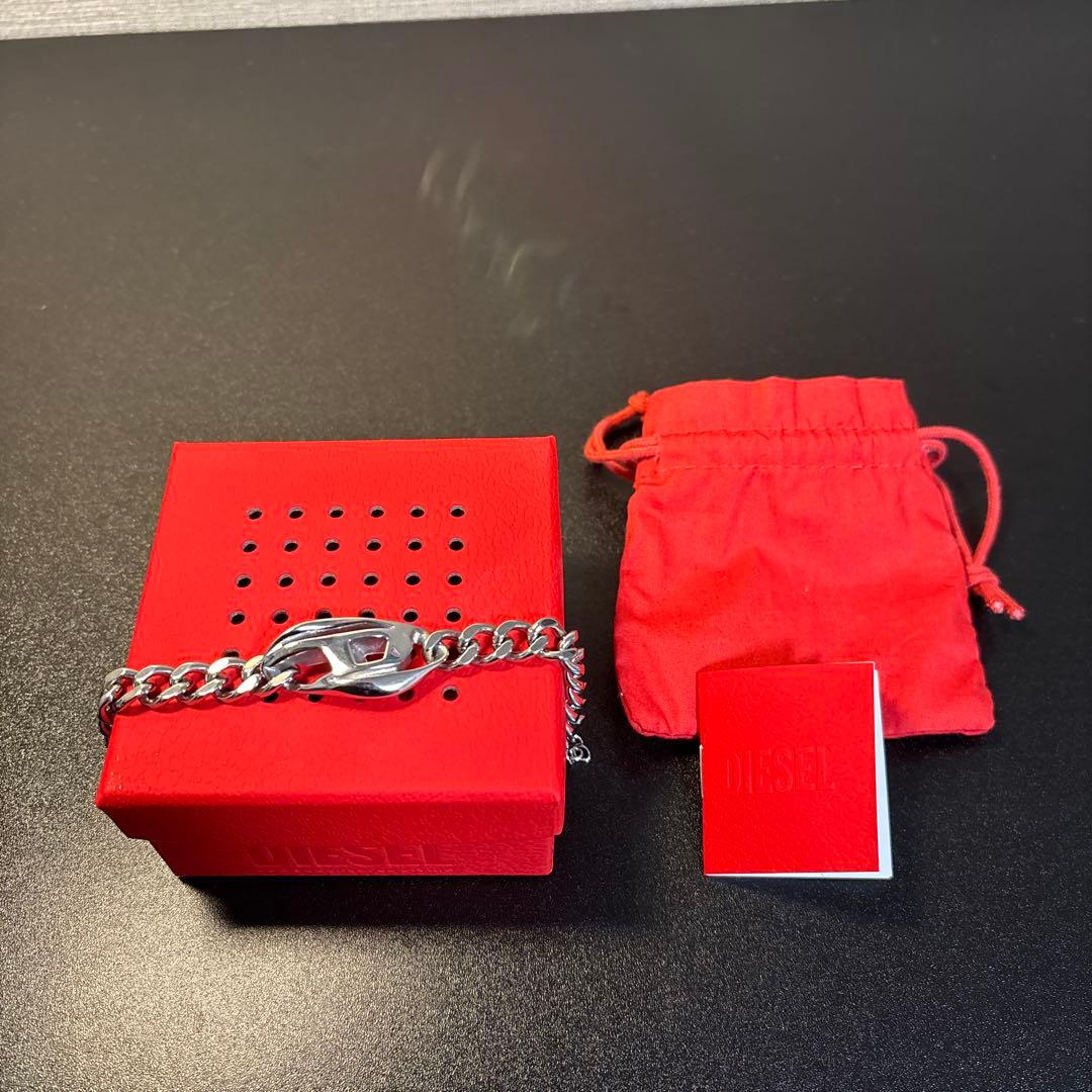 【極美品】 DIESEL Dx1413 ブレスレット チェーン バングル　アクセ