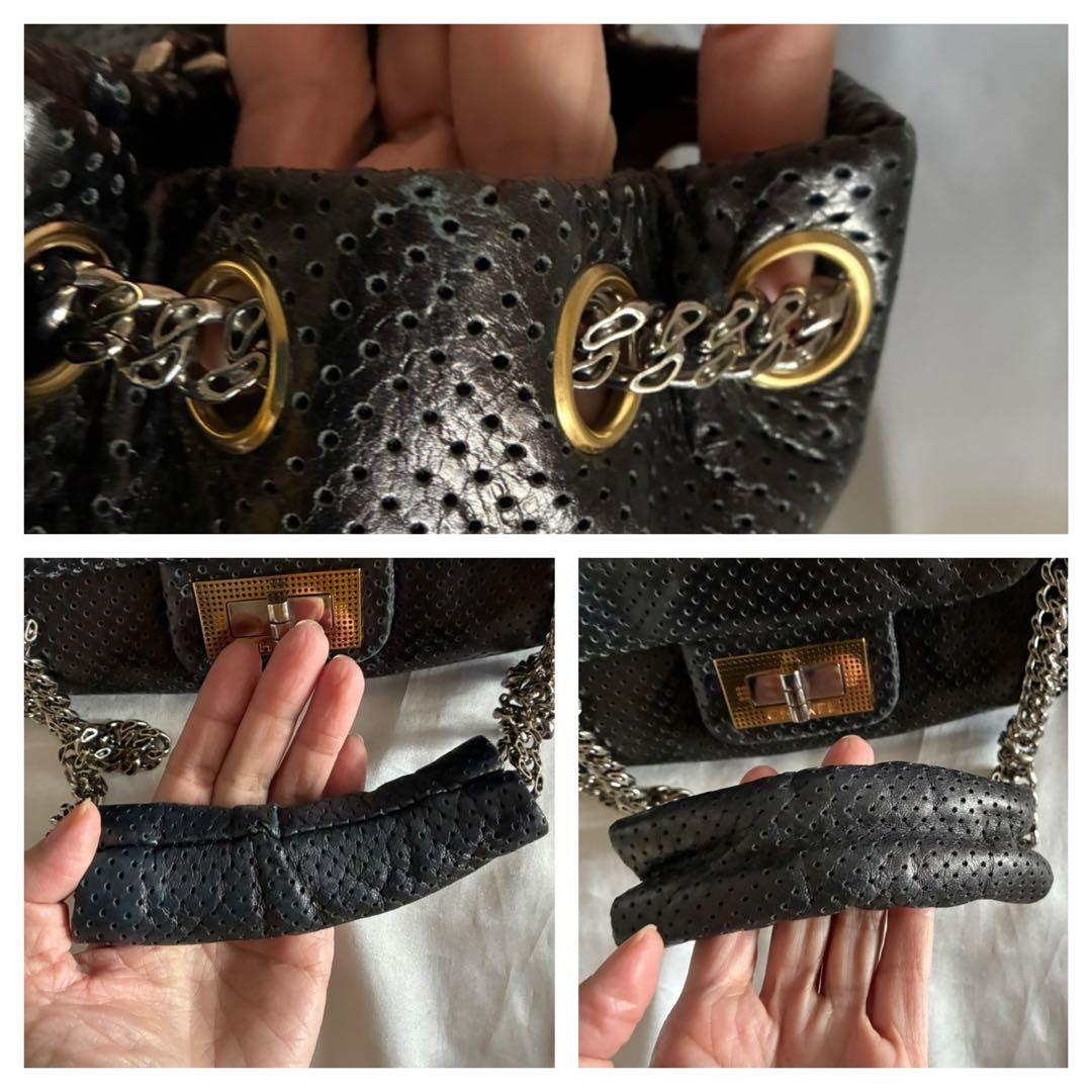 ルイス 様♡CHANEL パンチング　2.55 チェーンバッグ　マトラッセ