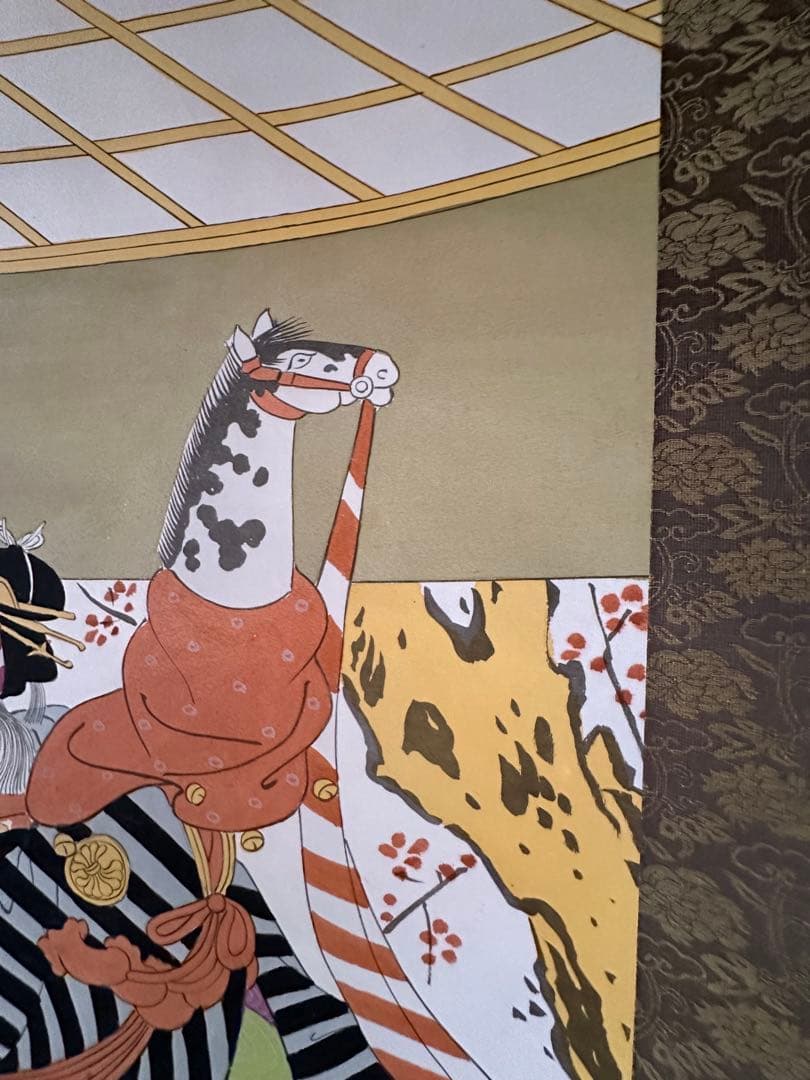 美人画 掛軸 浮世絵 未使用品 桐箱