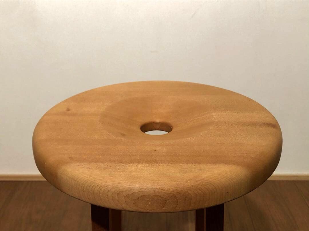 雅流 組紐台 丸台 組台 おもり 糸付き 組紐道具 無垢材 ③