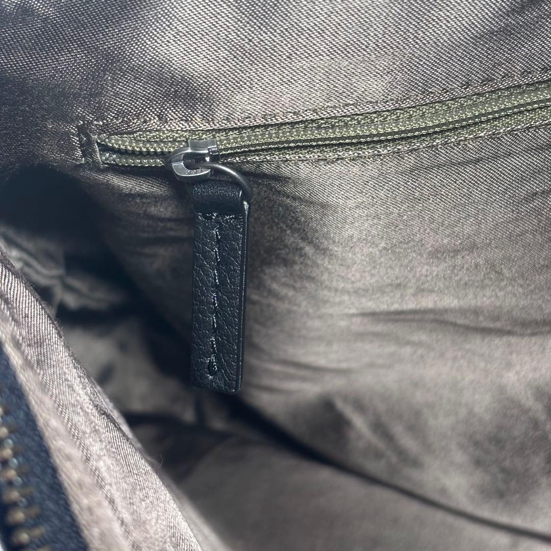 美品 土屋鞄 ショルダーバッグ 2way 斜め掛け クラルテ レザー ブラック