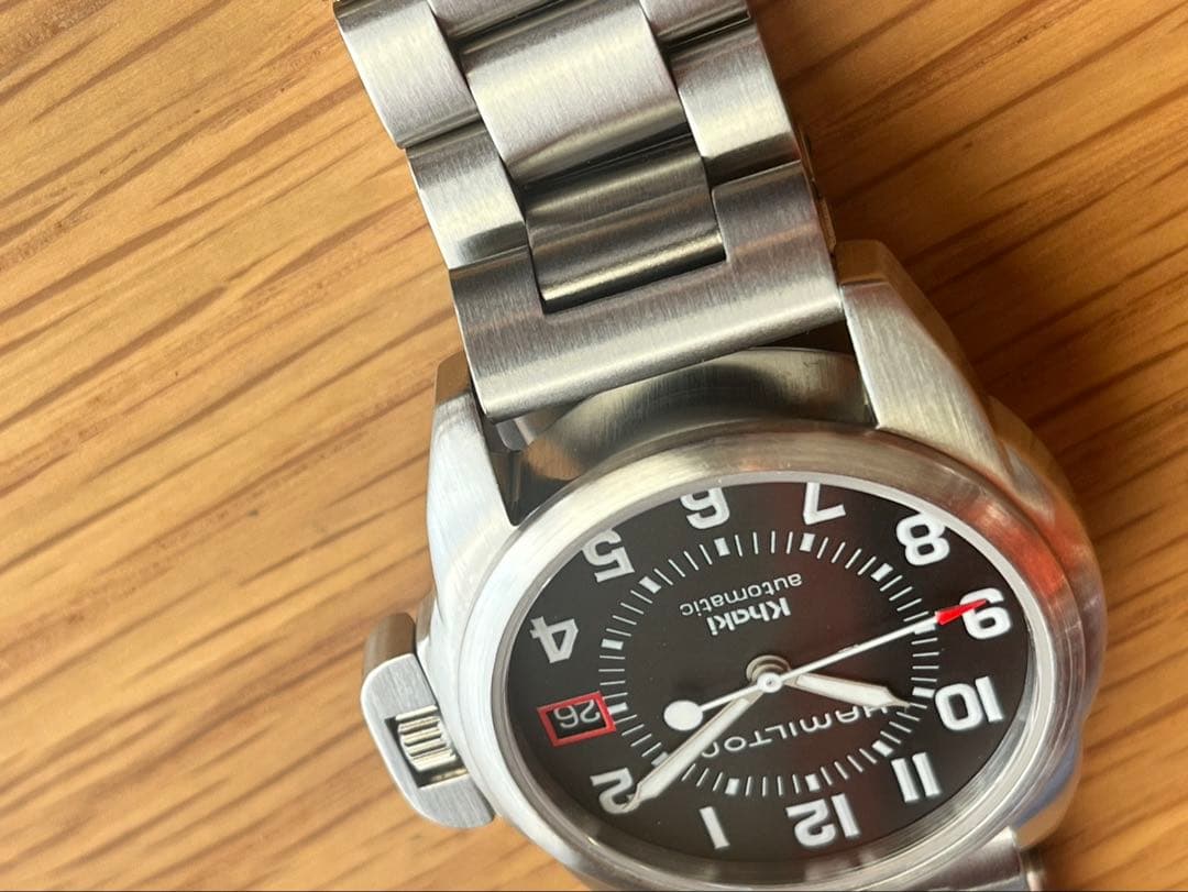 34mm ハミルトンカーキ 6305 自動巻き腕時計