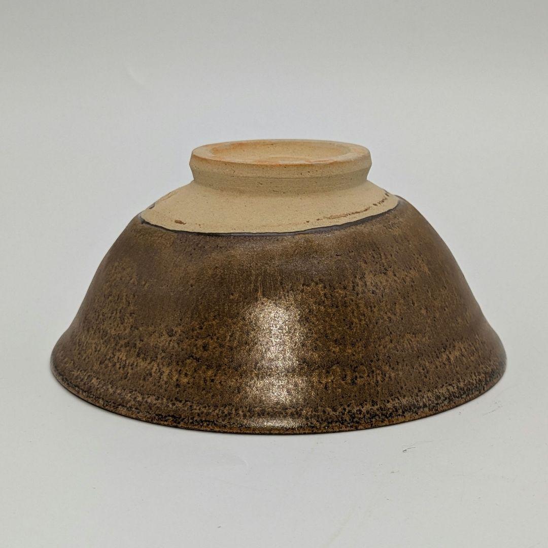 小倉円平 円平焼 金結晶茶盌 共箱共布栞 抹茶碗 抹茶茶碗 茶道具 小倉圓平