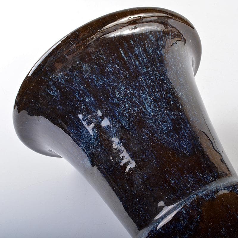 中国 海鼠釉 尊式瓶 在銘 M R5381B