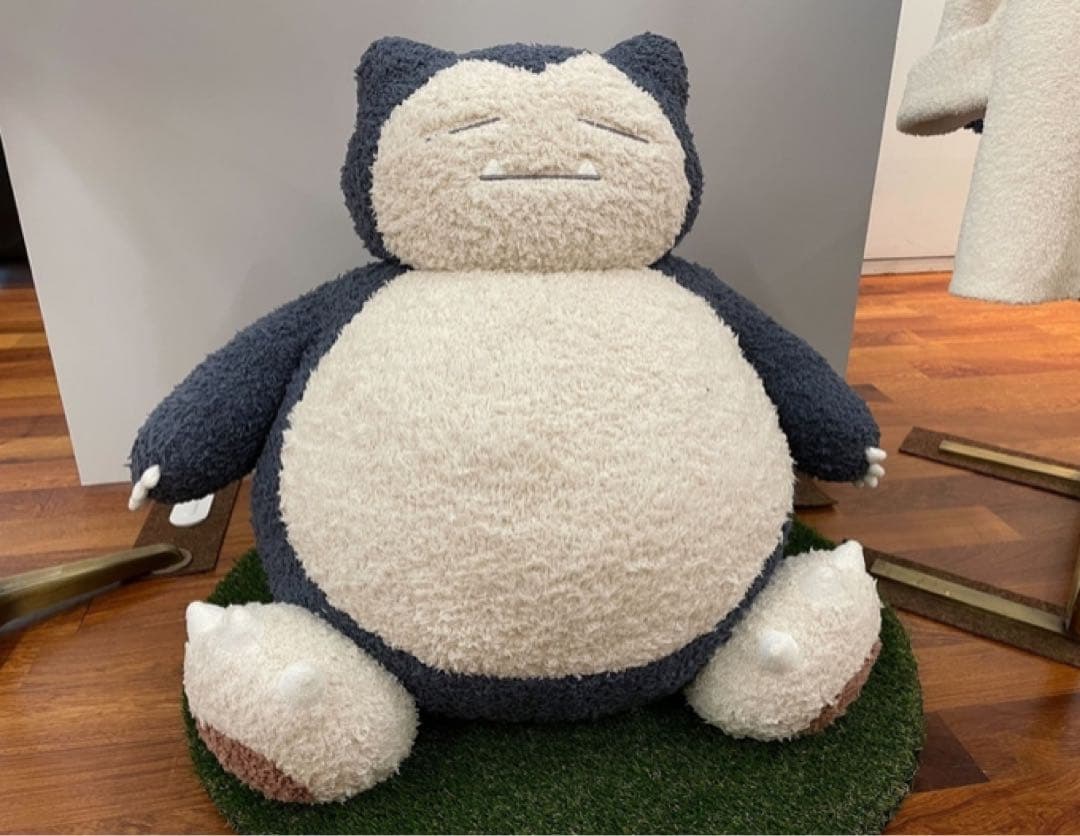 ジェラートピケ × ポケモンスリープ カビゴン クッション ぬいぐるみ