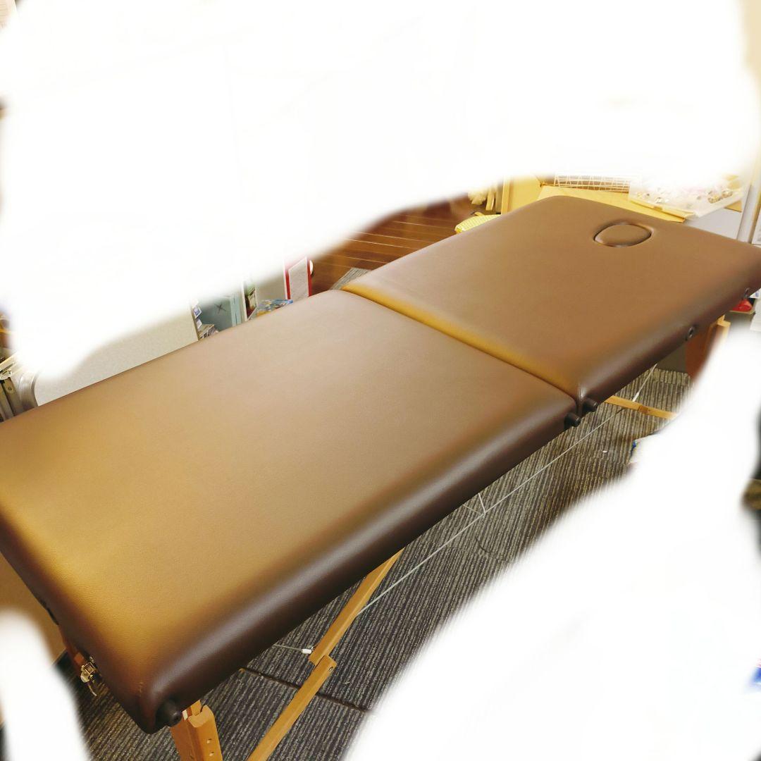 m*r様 折り畳みマッサージベット　施術　エステ　整体ベット　ブラウン　高さ調整 m*r様 折り畳みマッサージベット 施術 エステ 整体ベット ブラウン 高