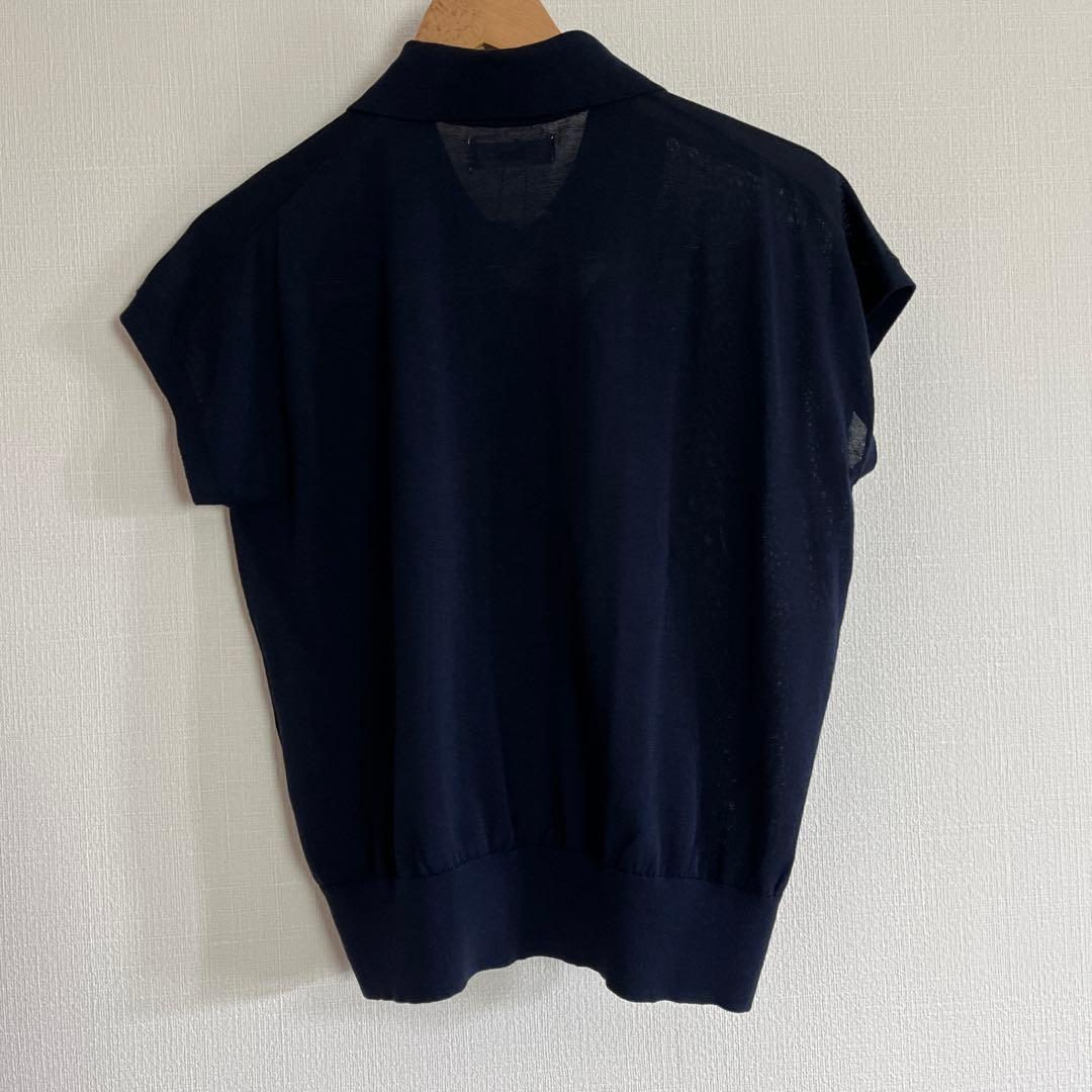 ロンハーマン　ニットポロトップ