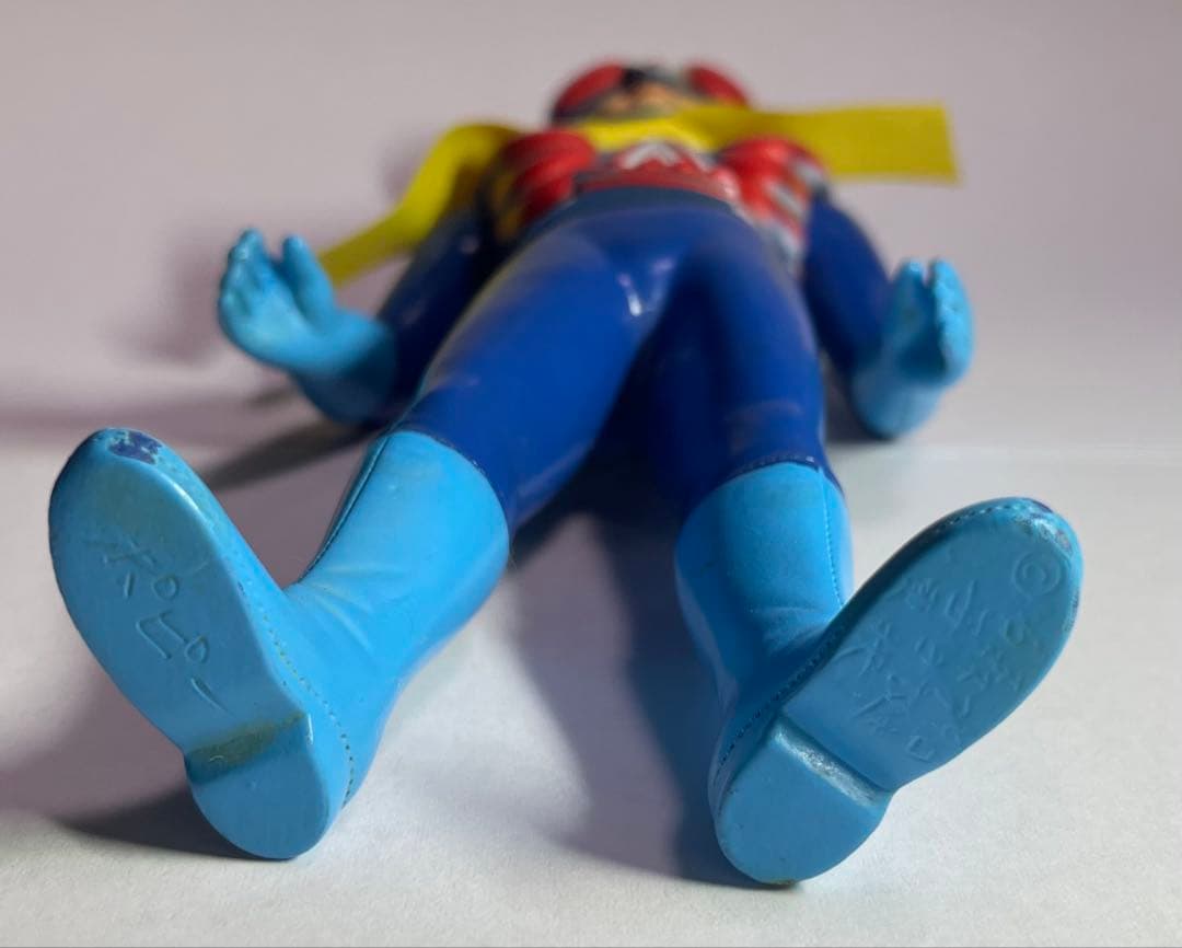 【当時物】ポピー ライダーマン 15cm ミニソフビ