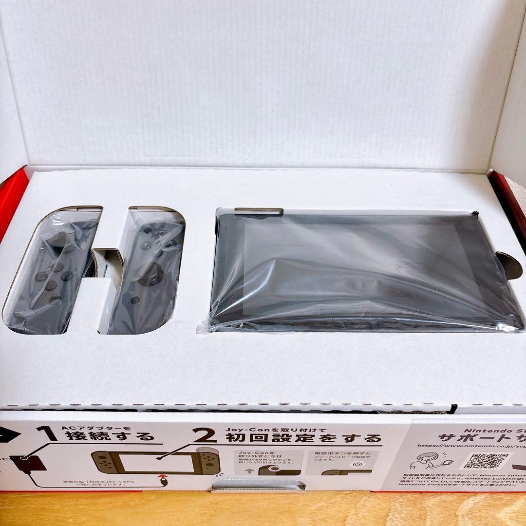 【美品】 バッテリー強化型 Nintendo Switch 本体 グレー