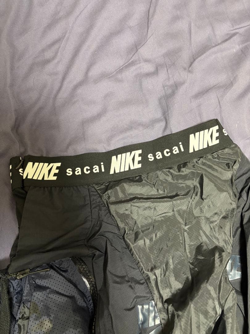希少 NIKE × sacai 再構築ナイロンスカート CD6299 S