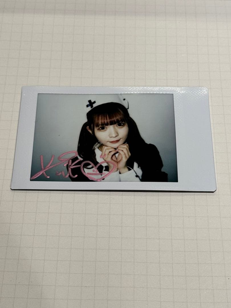恋星はるか サイン入り特典チェキ - メルカリ