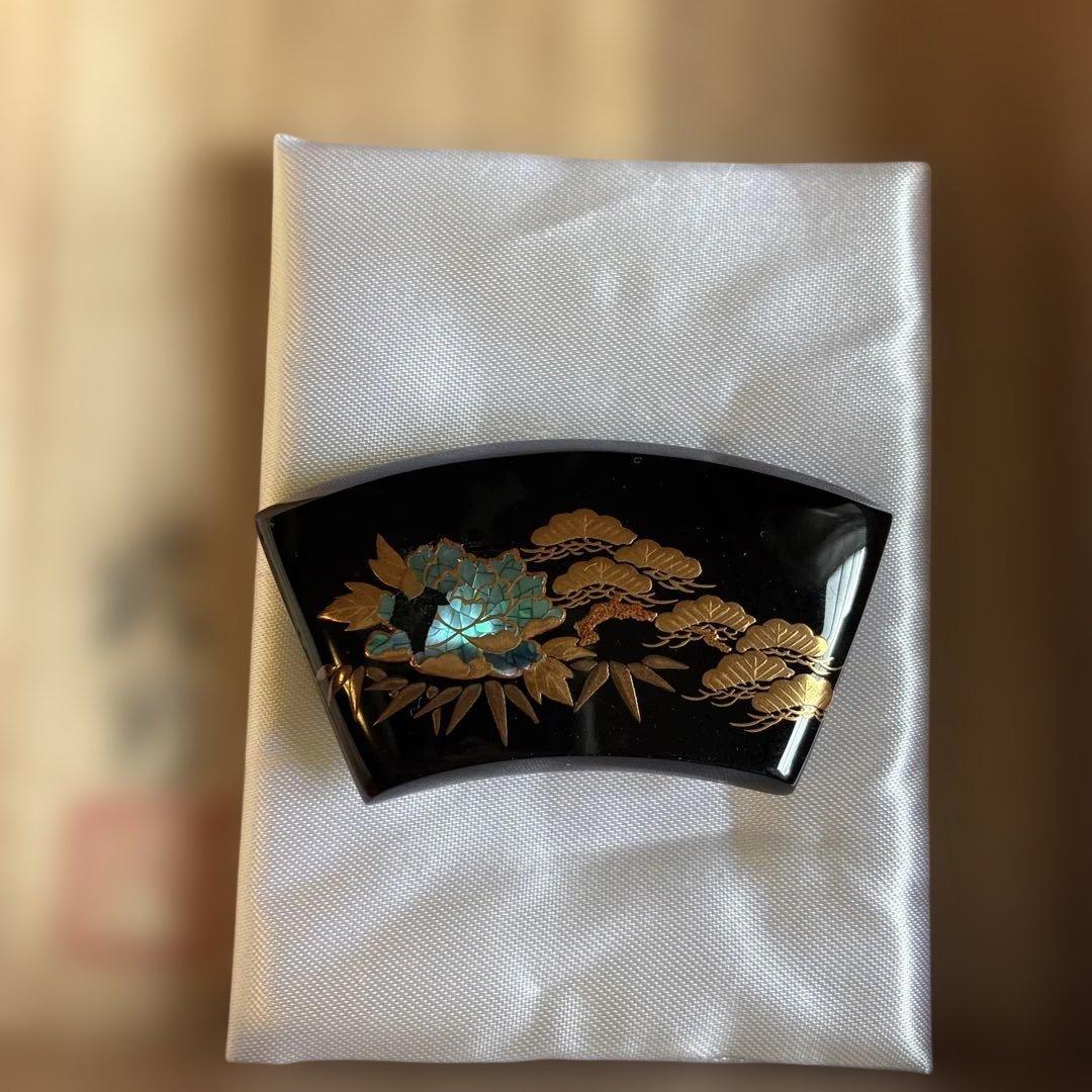 百貨店購入 松山武司 鼈甲工芸品 和装小物 蒔絵 帯留 べっ甲 - メルカリ