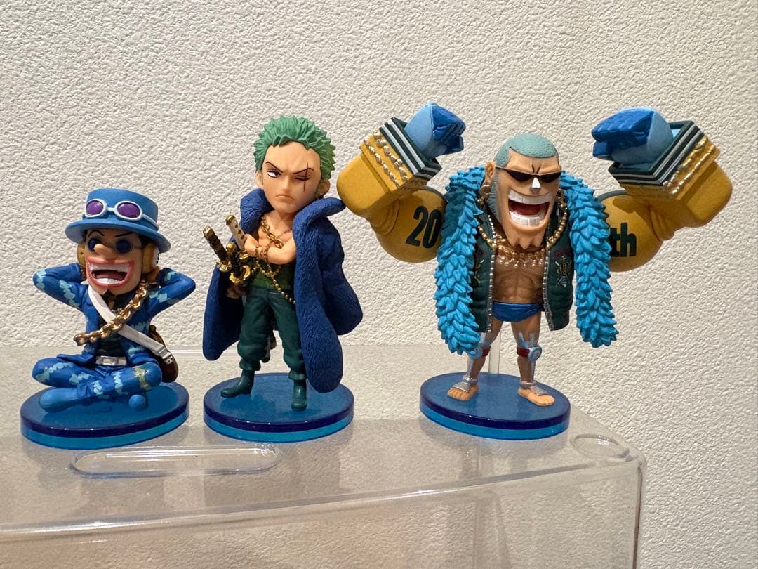 ワンピース ワールドコレクタブルフィギュア 20TH vol.1 vol.2 青