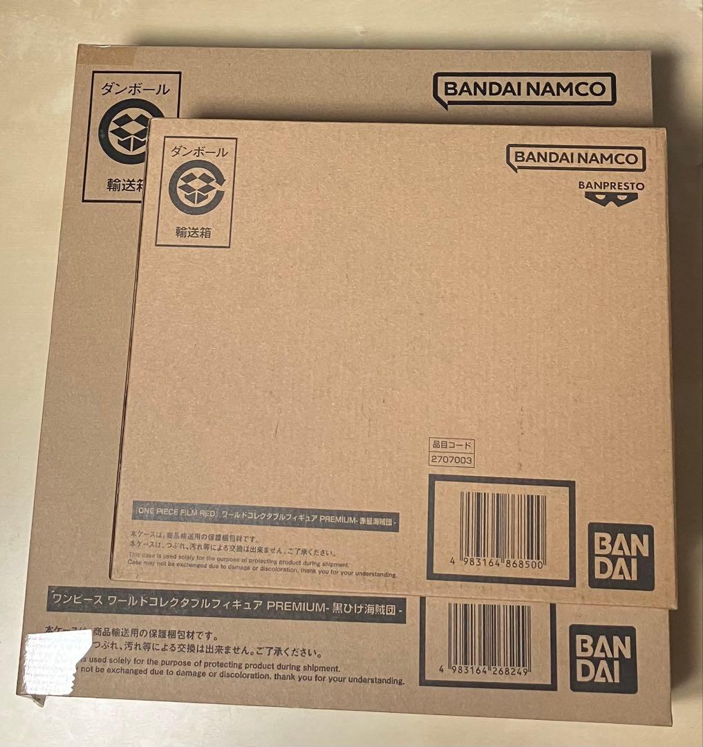 ワンピース ワールドコレクタブルフィギュア 赤髪海賊団 黒ひげ海賊団 セット！