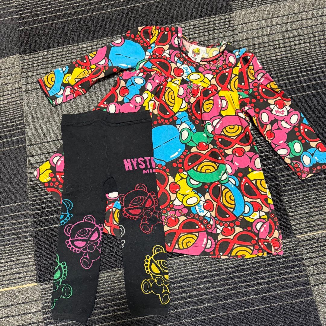 ☆HYSTERIC MINI テディ セットアップ ☆80-90 ヒステリックミニ