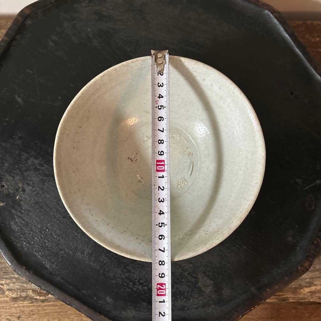 李朝 朝鮮王朝堅手鉢 白磁 茶碗 古民芸 韓国アンティーク 大茶碗 朝鮮