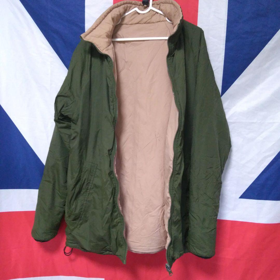 実物美品】イギリス軍リバーシブルオリーブ/サンドサーマルジャケット