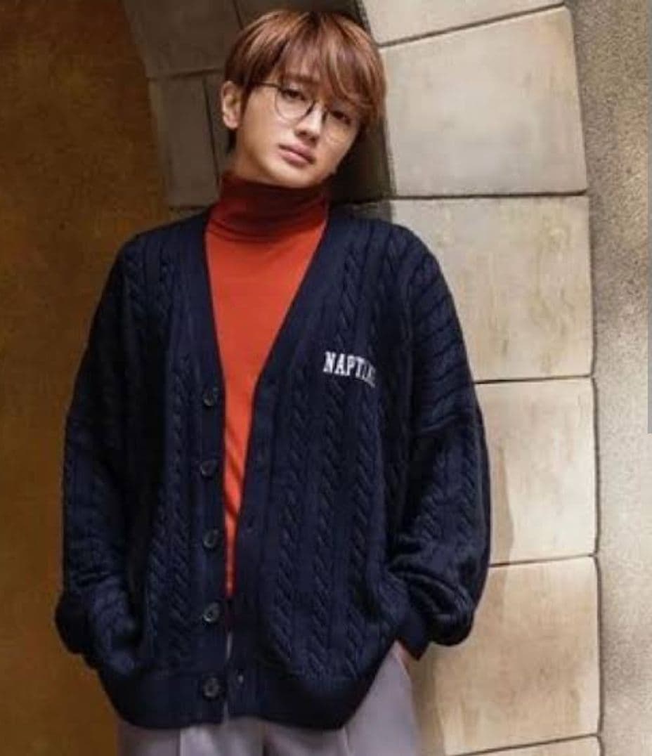 NAPTIME ニットカーディガン－BLACK