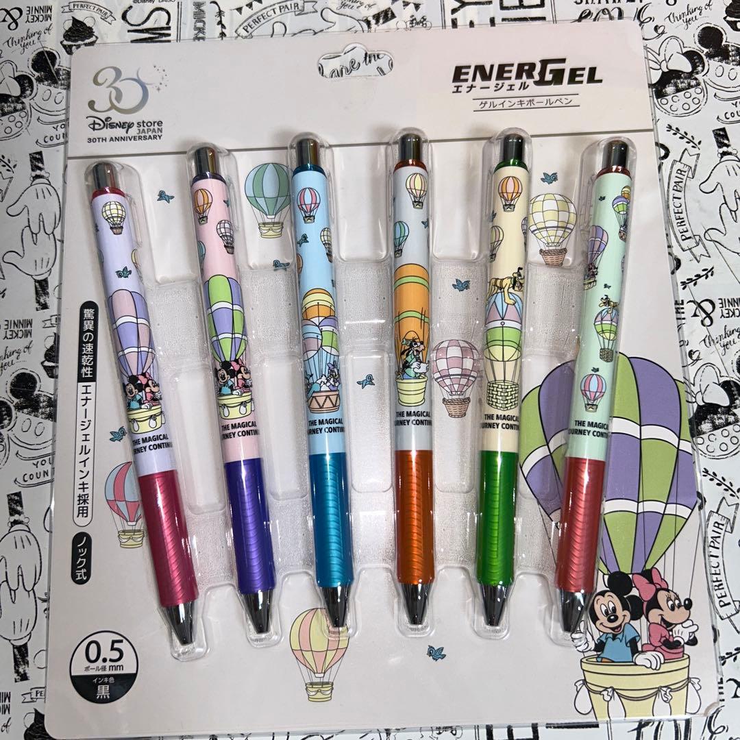 ディズニーストア 30周年 限定 エナージェル ディズニーボールペン