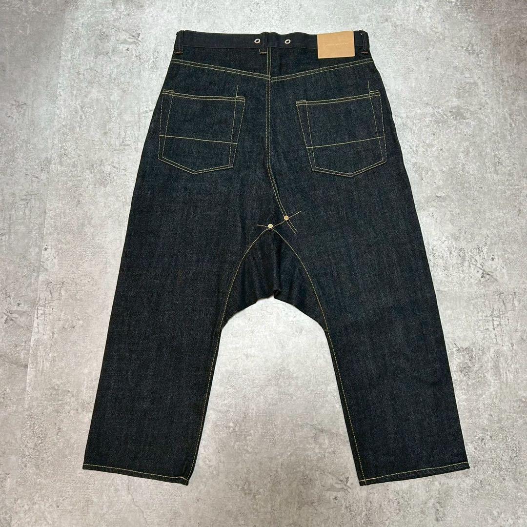 フミト ガンリュウ デニムサルエルパンツ オーガニック