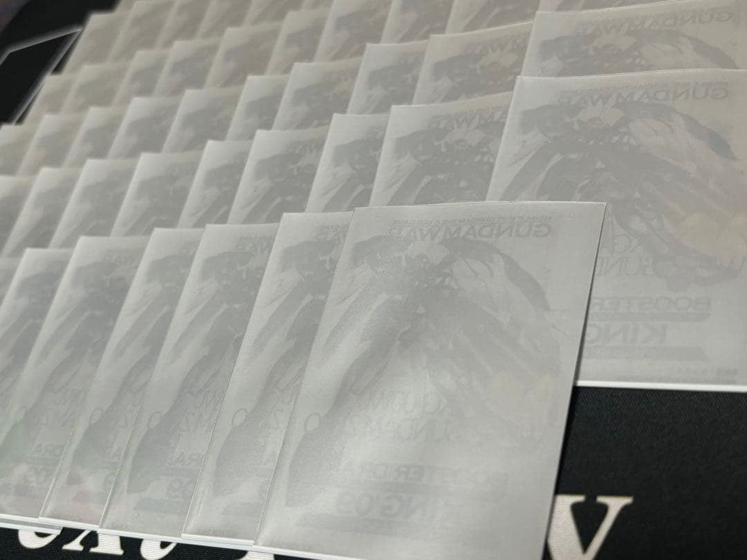 ガンダムウォー ウイングガンダムゼロカスタム スリーブ 69枚 開封品