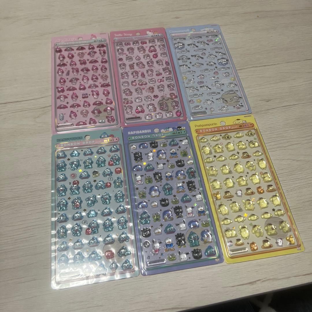 【正規品】 サンリオ たまごっち うるちゅるボンボンドロップシール 全21種類