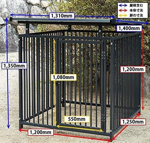 ゆ*お様 ワンちゃんパネル 2-2 シングル屋根セット 大型犬用野外サークル ゆ*お様 ワンちゃんパネル 2-2 シングル屋根セット 大型犬用野外