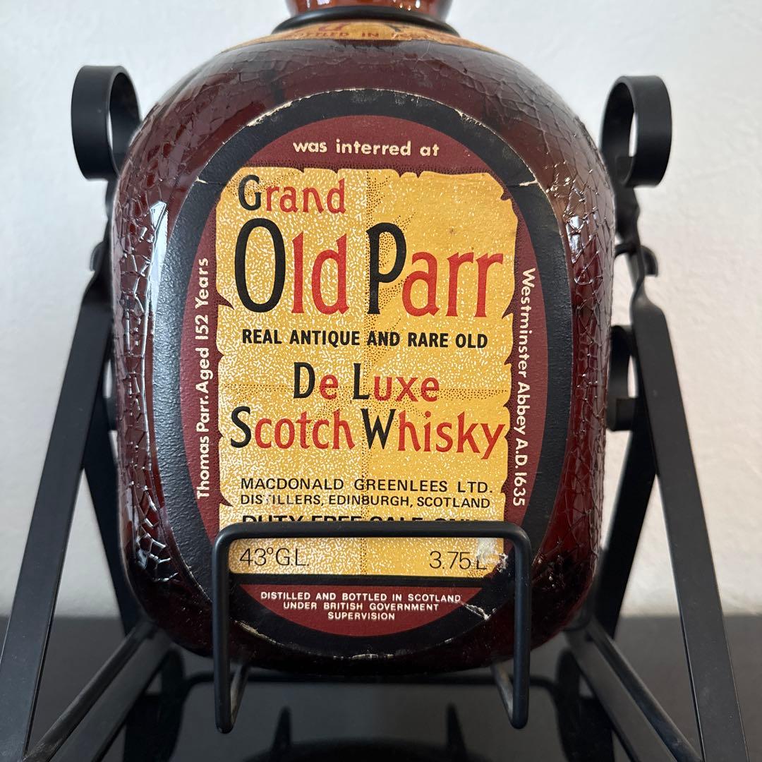 p*o様 【レア】Old Parr スコッチウイスキー 3750ml 43%