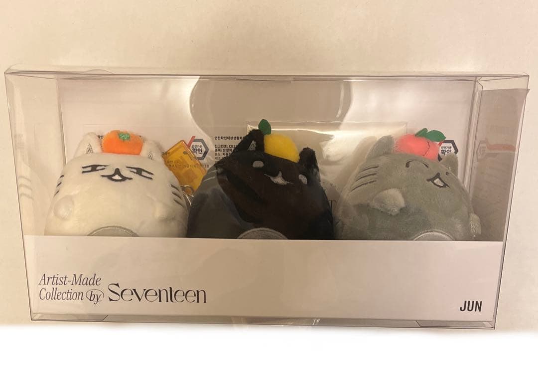 SEVENTEEN セブチ ジュン アーティストメイド ぬいぐるみ ネコ