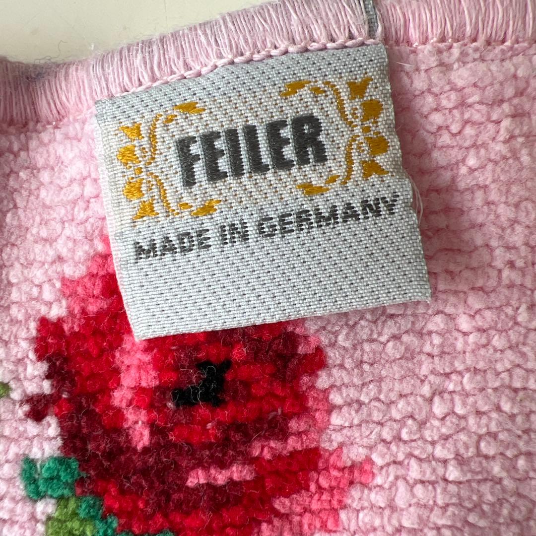 FEILER 花柄タオルハンカチ 2017年製 25cm - メルカリ