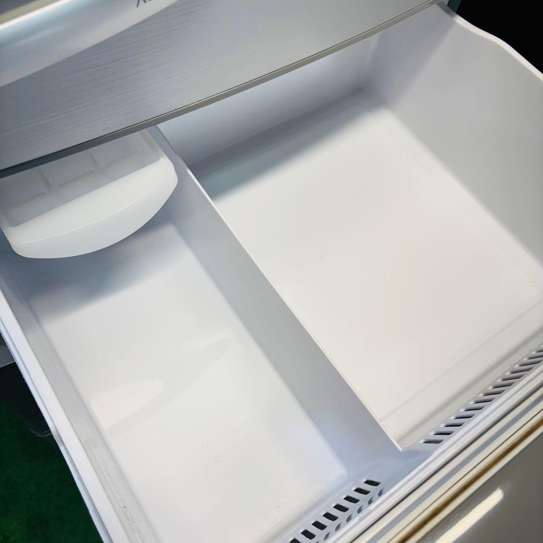 AQUA 355L 冷蔵庫 大容量 激安 シルバー【地域限定配送無料】