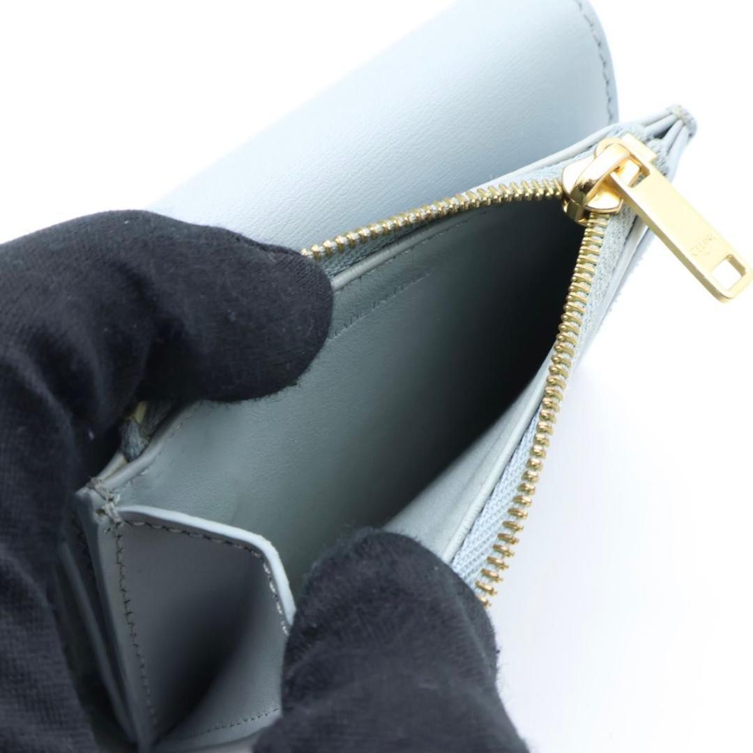 【超極美品】CELINE スモールフラップウォレット　トリオンフ　三つ折り財布