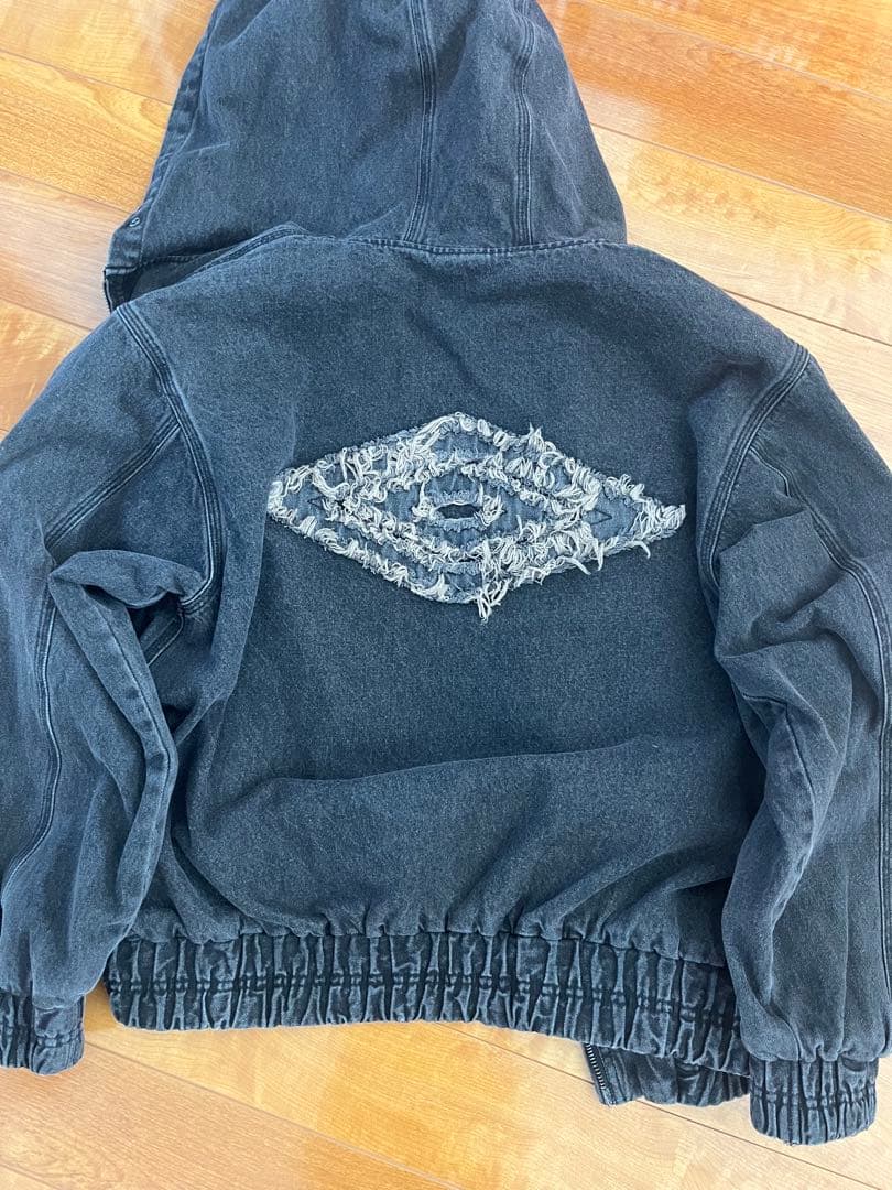9090 × umbro Denim Zip Hoodie